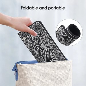 Mini Tapete de Masaje Portátil, Masajeador EMS TENS, Máquina de Acupuntura Recargable con Pantalla LCD para Alivio de Pies, Manos, Piernas y Cuerpo - Product Image 5