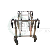 Chariot d'église d'incrustation en acier inoxydable, largeur 110 cm, prix de gros