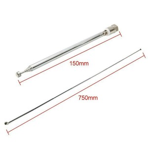 Ensemble d'antennes 7120, 5 pièces, type F, connexion rapide, prise mâle TV 3.5mm, connecteur BNC, adaptateur coaxial RF de 765mm de longueur - Product Image 3