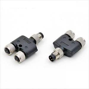 Cảm biến tròn M8 Y-Splitter Đầu nối chống nước IP67 4P cho tín hiệu tự động hóa công nghiệp Đầu nối đầu ra DC nam/2x nữ - Product Image 6