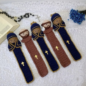 Marcapáginas de Algodón Hechos a Mano, Marcapáginas de Ganchillo, <span class=keywords><strong>Amigurumi</strong></span>, Marcapáginas de Natividad - Product Image 4