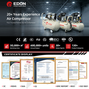 <span class=keywords><strong>Compresor</strong></span> de Pistón EDON ED550-50L, <span class=keywords><strong>Compresor</strong></span> de Aire <span class=keywords><strong>para</strong></span> <span class=keywords><strong>Pintar</strong></span> sin Aceite con Tanque de 50l - Product Image 5