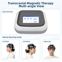 Pusat Rehabilitasi Klinik Stimulator Magnetik Transkranial-Desain Desktop Ringkas Layar Sentuh 7-inci Satu Tombol untuk Insomnia