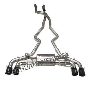 Tubos de escape de <span class=keywords><strong>precio</strong></span> directo de fábrica para <span class=keywords><strong>BMW</strong></span> 340 M340i <span class=keywords><strong>440i</strong></span> G20 G22 3,0 T con tubos de silenciador de acero inoxidable 304 - Product Image 1