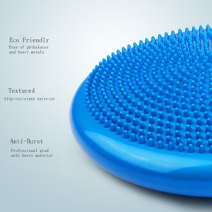 Cojín de equilibrio inflado por aire para ejercicio y fitness al por mayor, disco oscilante de estabilidad y masaje - Product Image 3