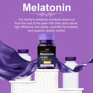 OEM LO CRED Mélatonine <span class=keywords><strong>10mg</strong></span> |   300 gélules molles |   100% sans médicaments |   Complément alimentaire naturel pour favoriser le sommeil chez les adultes |   Dissolution rapide - Product Image 5