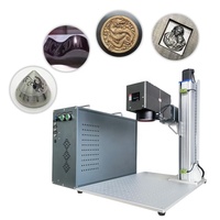 Machine de marquage laser à fibre 3D dynamique 30W 60W 100W JPT Mopa Machine de gravure laser 3D pour pièces de monnaie bijoux moule métallique