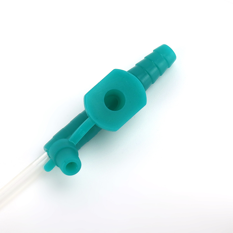 Diferentes tamaños de catéter de succión de esputo Fr 06- Fr 18 de 48 cm extractor de moco estéril médico