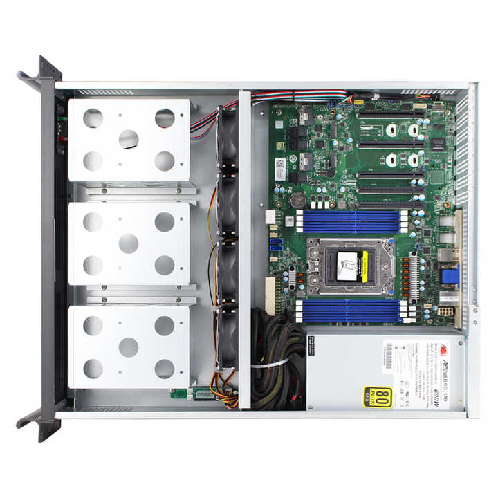 Sturdy 2u Rackmount Server Case With 9 Hdd Bays & Usb Ports