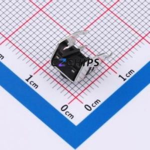 TC1104N26050 Tactile Switch Through hole Component (THT),7.2x6mm Switch Single Pole Single Throw Round Button 2.6N 5mm - Product Image 2