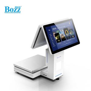 <span class=keywords><strong>Bozz</strong></span> P25 Balance de caisse enregistreuse numérique Balance d'impression d'étiquettes de codes-barres Système de point de vente avec balance de poids - Product Image 1