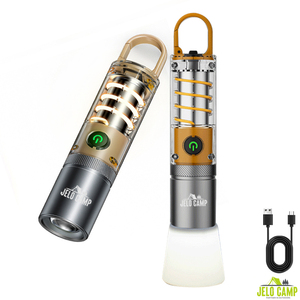 Nueva actualización, lámpara de tungsteno portátil, linternas LED para acampar, linterna de senderismo de alta potencia recargable por USB de largo alcance - Product Image 1