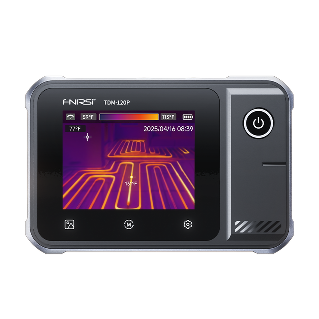 FNIRSI TDM-120P Infrared Thermal Imaging Multimeter 2.8 Inch Touch Screen for Industrial Electrical Testing