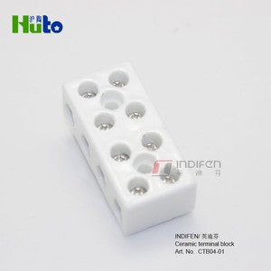Terminal de Cerámica de 4 Vías, Bloque de Terminales de Cerámica, Conector de Porcelana, Conexión de Cerámica - Product Image 3