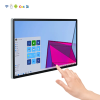 Monitor de Pantalla Táctil Todo en Uno de 27 Pulgadas 1080P, Pantalla Digital Inteligente Android, Panel Interactivo LCD para Montaje en Pared