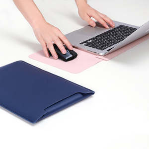 Custodia per Tablet in pelle sintetica con funzione tappetino per Mouse borsa a manica sottile per Laptop per <span class=keywords><strong>Apple</strong></span> Macbook 11.6-16 pollici - Product Image 3