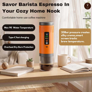 เครื่องชงกาแฟแคปซูลแบบพกพา รุ่นใหม่ แรงดัน 20 บาร์ 3 in 1 ชงได้ทั้งร้อนและเย็น เหมาะสำหรับใช้ในออฟฟิศ - Product Image 6