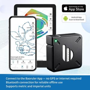 BAOTURE Ruota di Misurazione Digitale con App, Strumento per Misurare Distanze e Aree in Spazi Irregolari - Product Image 3