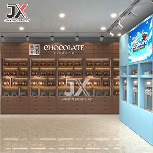 Mostrador Moderno con Luces LED para Dulces, Estante para Confitería, Vitrina para Piruletas, Gabinetes de Exhibición, Diseño Personalizado para Tiendas Infantiles y de Dulces - Product Image 3