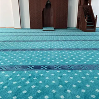 Tapis de prière turc design pour mosquée, moquette murale pour projet de rénovation de mosquée, rouleau de tapis musulman pas cher pour église