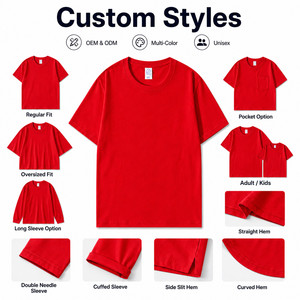 เสื้อยืดคอกลมผ้าถักเนื้อแน่น 180 กรัม พิมพ์โลโก้ได้ตามต้องการ สำหรับผู้หญิงและผู้ชาย เหมาะสำหรับธุรกิจ ลำลอง และชุดทีม - Product Image 5