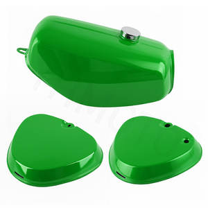 ถังน้ำมันเชื้อเพลิงพร้อมฝาครอบด้านข้างทรงสี่เหลี่ยม ชุดฝาปิดด้านข้าง สำหรับ Simson S51 S50 S60 สำหรับการปรับแต่งแบบ Ost Tuning - Product Image 5