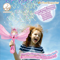 Baguette à bulles lumineuse LED, jouet pour filles, baguette magique de princesse, bâton à bulles amusant pour l'extérieur, bâton à bulles pour enfants avec lumière
