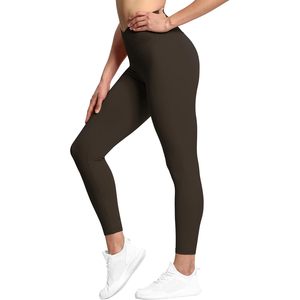 FOXA Leggings de yoga pour femme, taille haute, effet ventre plat en V, en Spandex et Nylon, pour le fitness et l'entraînement - Product Image 1