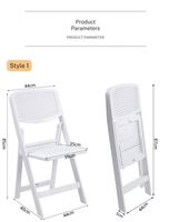 Chaise de jardin en résine blanche légère en gros, mobilier commercial pour hôtels, chaises d'hôtel pour événements