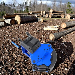 HUAJU Forest Wood Log <b>Cutter</b> 1-30 Ton Excavator <b>Tree</b> Shear in Stock Hydraulic Shears - Product Image 6