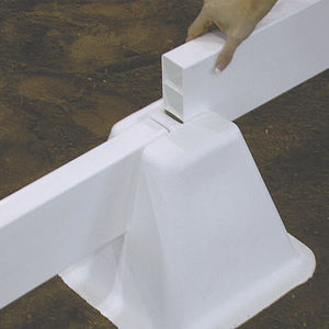 Professionele UV-bestendige witte PVC draagbare dressuurbaan voor dressuurpaardrijden - Product Image 5