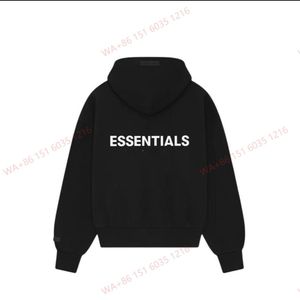 New Arrival SS25 Essential Full Zip-<strong>Up</strong> Hoodie Comfortable with <strong>Open</strong> Hood Autumn Season Classic Always on Series - Product Image 4