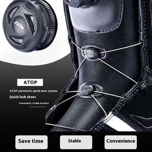 <span class=keywords><strong>Scarponi</strong></span> <span class=keywords><strong>da</strong></span> Snowboard antiscivolo con <span class=keywords><strong>racchette</strong></span> <span class=keywords><strong>da</strong></span> <span class=keywords><strong>neve</strong></span> con fibbia in filo di acciaio <span class=keywords><strong>per</strong></span> stivali invernali impermeabili - Product Image 4