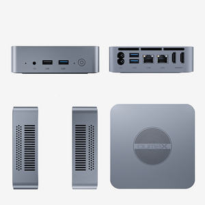 Giá rẻ nhất oumax Mini PC với 12th Gen Intel N100 Bộ vi xử lý Wi-Fi 6 bt5.<span class=keywords><strong>2</strong></span> USB 3.<span class=keywords><strong>2</strong></span> kép RJ45 <span class=keywords><strong>2</strong></span>.5g 16G DDR5 máy tính mini - Product Image 1