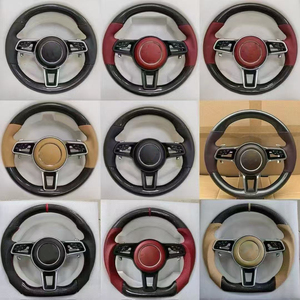 Volant de <span class=keywords><strong>voiture</strong></span> multifonctionnel en fibre de carbone pour Porsche Cayenne 981 911 Panamera ancien modèle 2011-2016 amélioré à nouveau - Product Image 5