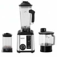 Mixeur multifonction 3-en-1 2,5 L 9525 avec moteur, boîtier en plastique et acier inoxydable, grande capacité, directement du fabricant
