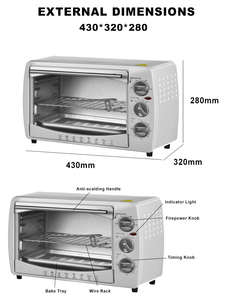 Suministro de fábrica, <span class=keywords><strong>el</strong></span> <span class=keywords><strong>mejor</strong></span> precio, <span class=keywords><strong>horno</strong></span> de pizza <span class=keywords><strong>el</strong></span>éctrico comercial de 20L, <span class=keywords><strong>Mini</strong></span> <span class=keywords><strong>horno</strong></span> <span class=keywords><strong>el</strong></span>éctrico portátil duradero para Hotel doméstico - Product Image 2
