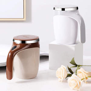 Wholesale Smart Button Self Coffee Mixing Cup Portable <b>Double</b> <b>Walled</b> <b>Mug</b> Automatic - Product Image 3