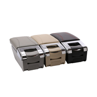 Boîte d'accoudoir de console de voiture, repose-bras réglable en hauteur, coussin de confort pour le coude, universel