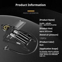 Hot Selling Foot Pump Tire Inflator OEM Custom Portable Air Pump Factory