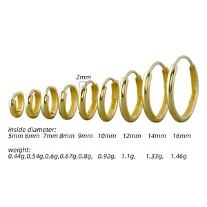 Pendientes de Aro Versátiles de <span class=keywords><strong>Plata</strong></span> de Ley 925 para Mujer, Chapados en Oro de 18K, Pendientes Huggies de <span class=keywords><strong>Plata</strong></span> 925, Venta al por Mayor - Product Image 6