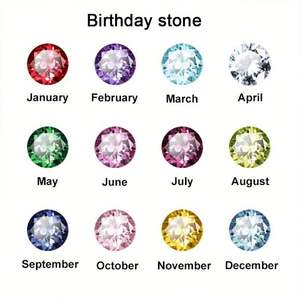 Collier personnalisé YB avec plaque nominative et zircon coloré, collier papillon personnalisé en acier inoxydable - Product Image 6