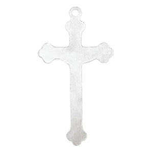 Crocifisso Cattolico in Argento Anticato 43*23mm per la Creazione di Rosari, Tema Gerusalemme Religiosa - Product Image 4