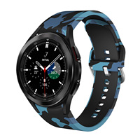 Tali Silikon Bernapas yang Dapat Dicetak untuk Samsung Galaxy Watch 6 5 4 Pengganti Tali Jam