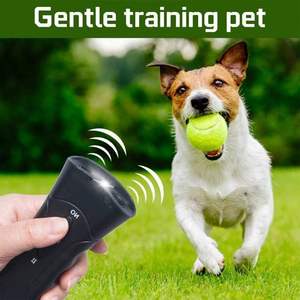 Großhandel Hund elektrisch Bellen-Stoppler Kontrolle Entladung Hund Bellen Abschreckung Ultraschall-Anti-Bellen-Gerät Hundetraining - Product Image 2