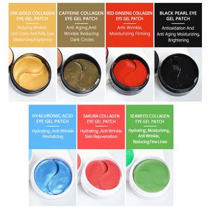 Masque hydratant pour les yeux de marque privée Gel algues <span class=keywords><strong>cernes</strong></span> coussinets pour les yeux hydrogel de collagène patchs sous les yeux - Product Image 2