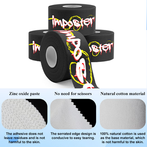 Garantía de calidad Cinta atlética de color aleatorio Fácil de rasgar con el pegamento más fuerte para aliviar los músculos Vendaje cohesivo - Product Image 4