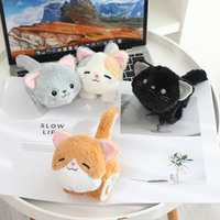 En stock Mini jouet grue en peluche de coton pour distributeur automatique Porte-clés Marque RT 11-30cm Vente en gros