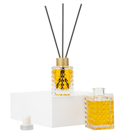 Bouteilles en verre personnalisées de luxe pour diffuseurs de parfum à bâtonnets, pour huiles essentielles, emballage vide en vrac, prêtes à remplir