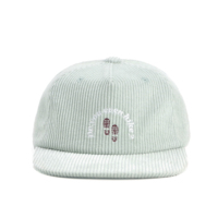 Casquette en velours côtelé personnalisée, casquettes de baseball à 5 panneaux, casquettes de baseball ajustables, casquettes streetwear, casquettes de baseball personnalisées